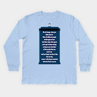 11's Last Words Kids Long Sleeve T-Shirt